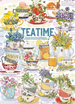 Cobble Hill - Tea Time - 1000 Piece Jigsaw Puzzle Online