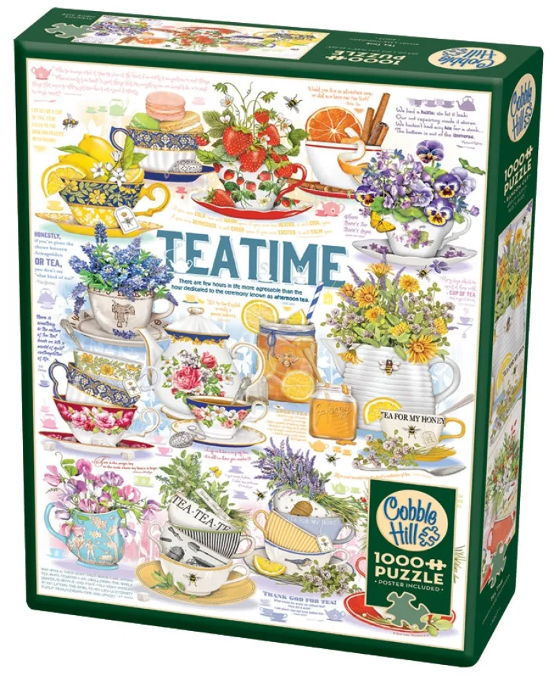 Cobble Hill - Tea Time - 1000 Piece Jigsaw Puzzle Online