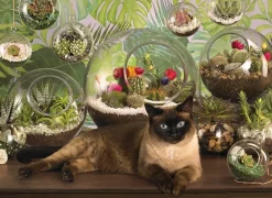 Cobble Hill - Terrarium Cat - 1000 Piece Jigsaw Puzzle Best