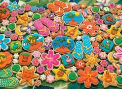 Cobble Hill - Tropical Cookies - 1000 Piece Jigsaw Puzzle Outlet