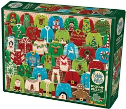 Cobble Hill - Ugly Xmas Sweaters - 1000 Piece Jigsaw Puzzle Clearance