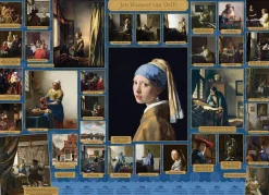 Cobble Hill - Vermeer - 1000 Piece Jigsaw Puzzle Online
