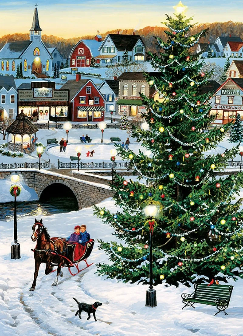Cobble Hill - Village Tree - 1000 Piece Jigsaw Puzzle Outlet