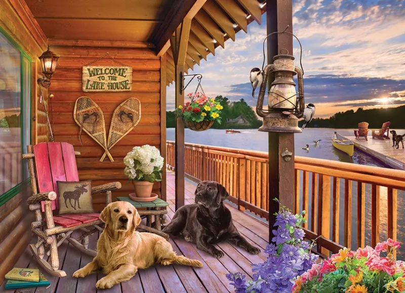 Cobble Hill - Welcome to the Lake House - 1000 Piece Jigsaw Puzzle Best