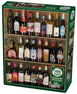 Cobble Hill - Wine Alphabet - 1000 Piece Jigsaw Puzzle Clearance