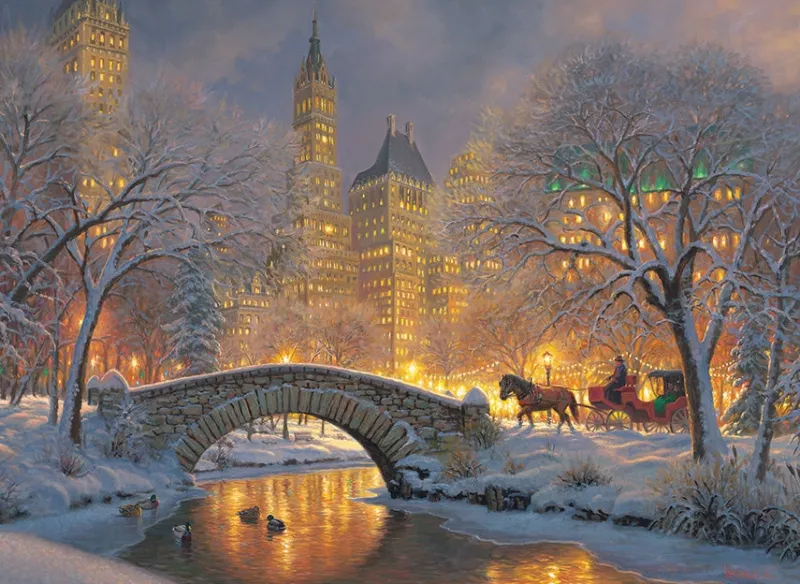 Cobble Hill - Winter in the Park - 1000 Piece Jigsaw Puzzle Sale
