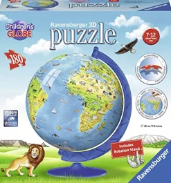 Ravensburger [Damaged Box] Children's World Globe - 180 Piece 3D Jigsaw Puzzle Online