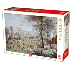 Deico Games Deico - Brueghel the Younger - Winterlandscape with a Bird Traps - 1000 Piece Jigsaw Puzzle Clearance