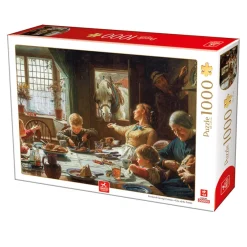 Deico Games Deico - Frederick George Cotman - One of the Family - 1000 Piece Jigsaw Puzzle Clearance