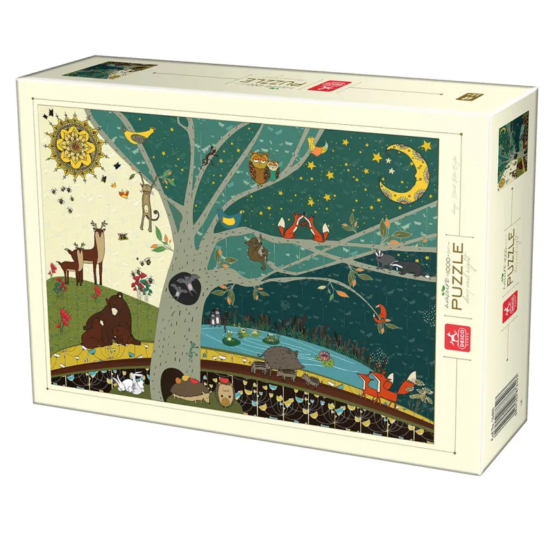 Deico Games Deico - Nature Collection - Day and Night - 1000 Piece Jigsaw Puzzle Discount