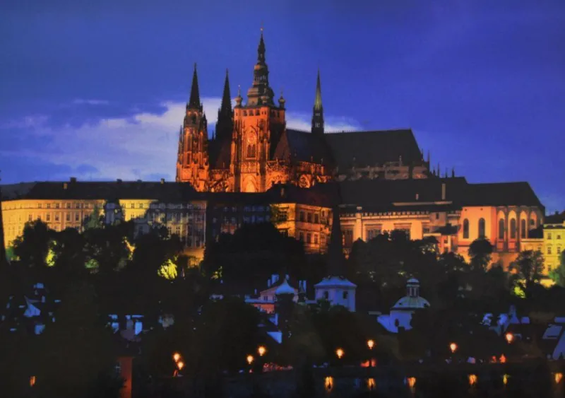 Dino - Neon Puzzle - Prague - 1000 Piece Jigsaw Puzzle Hot