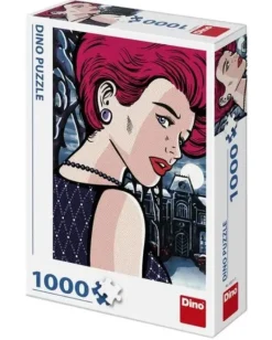 Dino - Pop Art - Mysterious Woman - 1000 Piece Jigsaw Puzzle Fashion