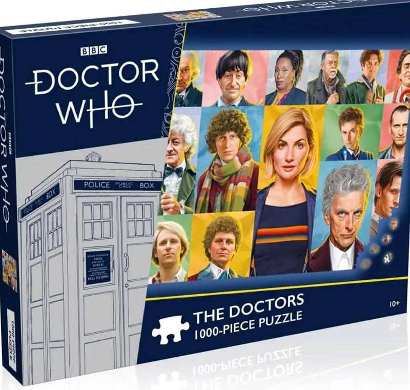 Winning Moves Doctor Who - The Doctors - 1000 Piece Jigsaw Puzzle Clearance