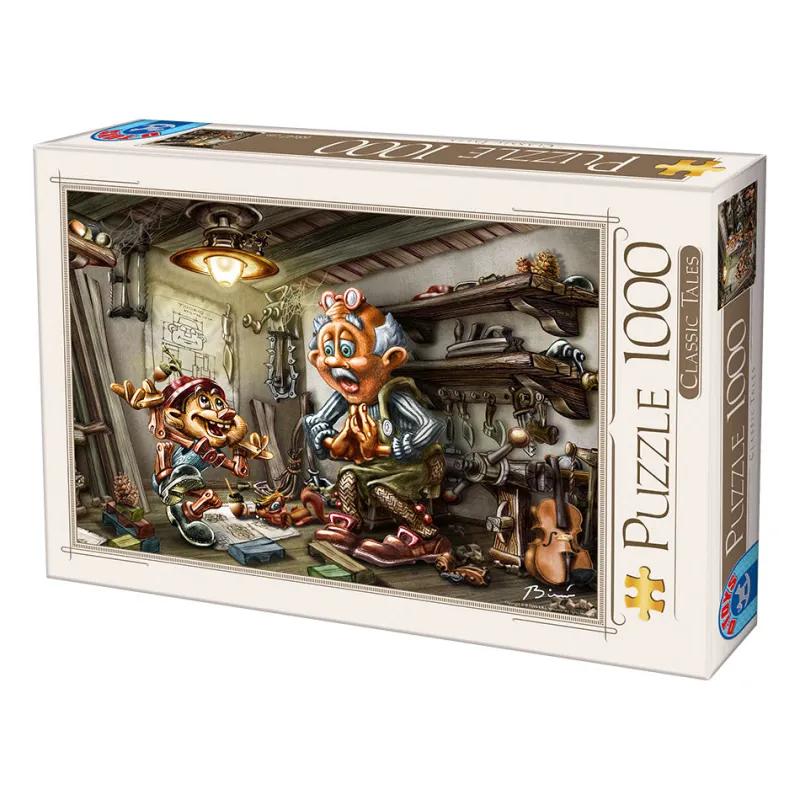 Dtoys - Biro Donat: Pinnochio - 1000 Piece Jigsaw Puzzle Discount