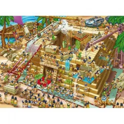 Dtoys - Cartoon Collection : Building the Pyramids, Egypt - 1000 Piece Jigsaw Puzzle Online
