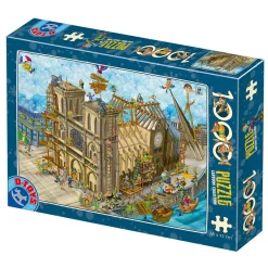 Dtoys - Cartoon Collection - Notre Dame - 1000 Piece Jigsaw Puzzle Online