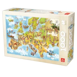 Deico Games Dtoys - Cartoon Collection - Map of Europe - 1000 Piece Jigsaw Puzzle Fashion