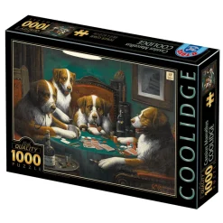 Dtoys - Cassius Marcellus Coolidge - Poker Game - 1000 Piece Jigsaw Puzzle New
