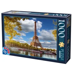 Dtoys - Eiffel Tower, Paris - 1000 Piece Jigsaw Puzzle Outlet