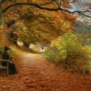 Dtoys - Hans Andersen Brendekilde: A Wooded Path in Autumn - 1000 Piece Jigsaw Puzzle New