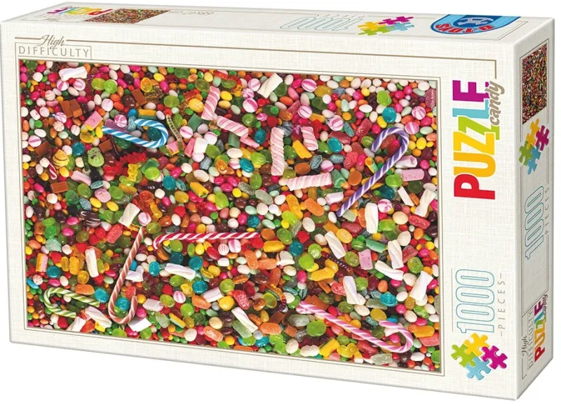 Dtoys - High Difficulty - Food Sweets - 1000 Piece Jigsaw Puzzle New