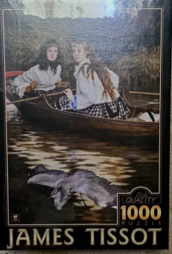Dtoys - James Tissot: On the Thames, A Heron - 1000 Piece Jigsaw Puzzle Outlet