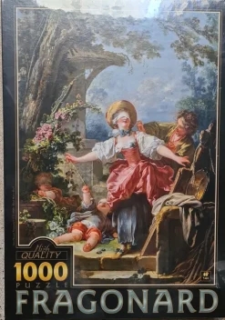 Dtoys - Jean-Honoré Fragonard: Blind Man's Bluff 1000 piece jigsaw puzzle Discount