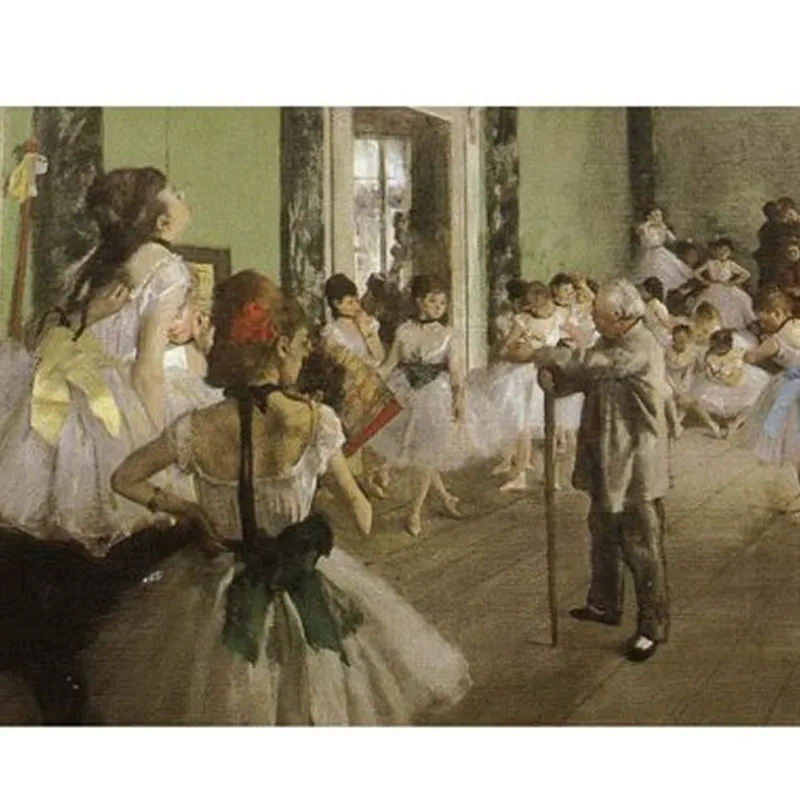 Dtoys - Jigsaw Puzzle - 1000 Pieces - Impressionism - Degas : Dance Examination - 1000 Piece Jigsaw Puzzle Fashion