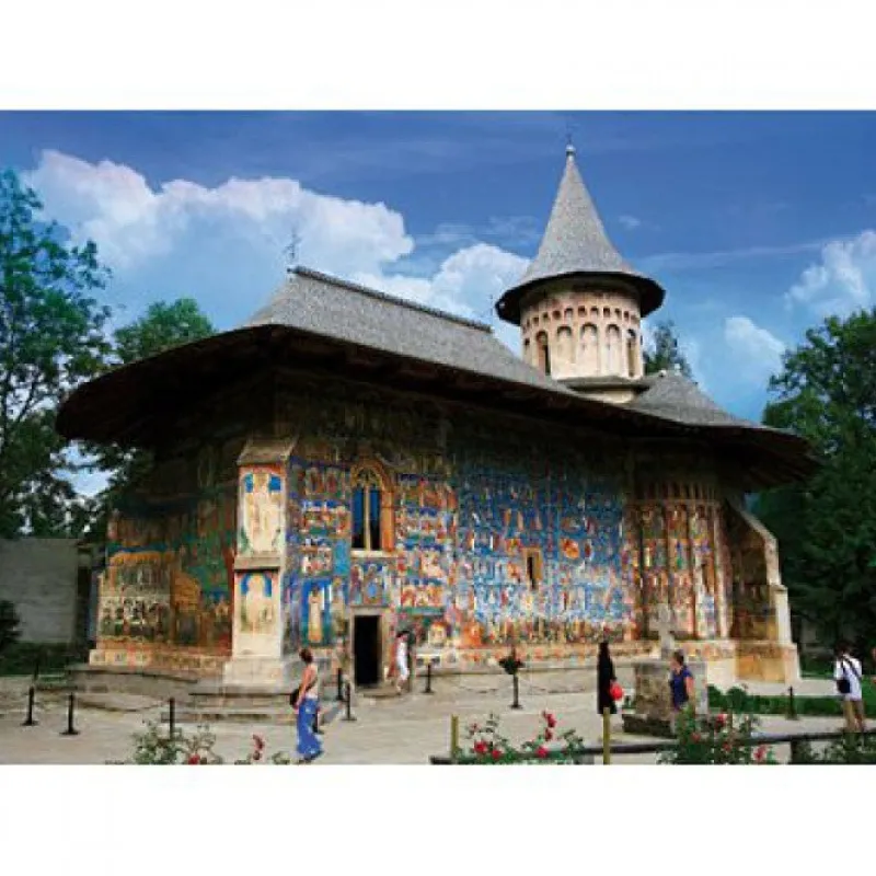 Dtoys - Jigsaw Puzzle - 1000 Pieces - Romania : Voronet Monastery - 1000 Piece Jigsaw Puzzle Outlet