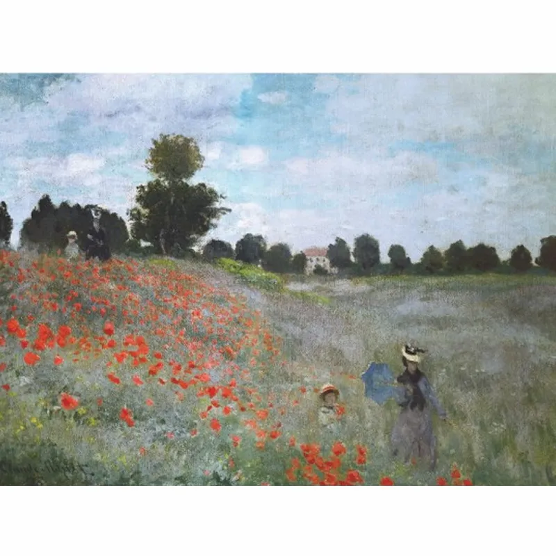 Dtoys - Jigsaw Puzzle - Monet : Poppies - 1000 Piece Jigsaw Puzzle Best