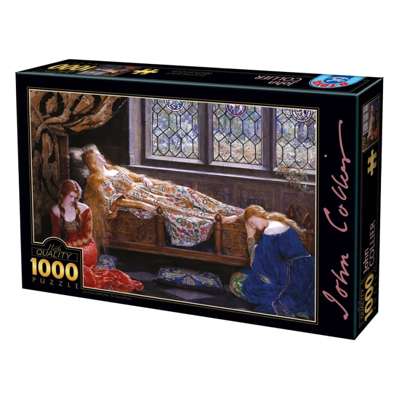 Dtoys - John Collier - The Sleeping Beauty - 1000 Piece Jigsaw Puzzle Discount