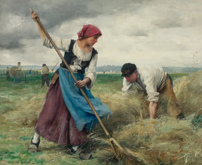 Dtoys - Julien Dupré: The Harvesting of the Hay - 1000 piece jigsaw puzzle Online