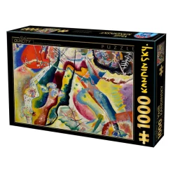 Dtoys - Kandinsky Vassily: Painting with Red Spot - 1000 Piece Jigsaw Puzzle Online