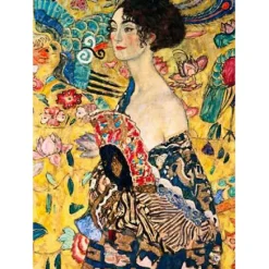 Dtoys - Klimt : Woman with Fan - 1000 Piece Jigsaw Puzzle Sale
