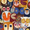 Dtoys - Kurti Andi - Collage - Owls - 1000 Piece Jigsaw Puzzle Fashion