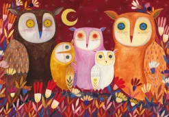 Dtoys - Kurti Andi - Owls - 1000 Piece Jigsaw Puzzle New