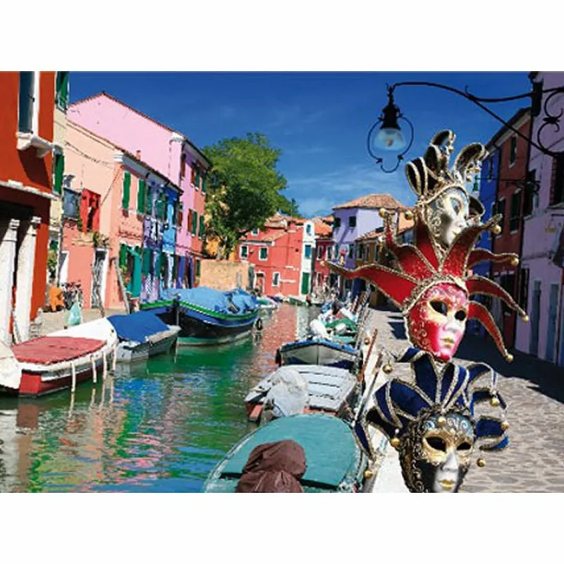 Dtoys - Landscapes : Burano, Italy - 1000 Piece Jigsaw Puzzle Outlet