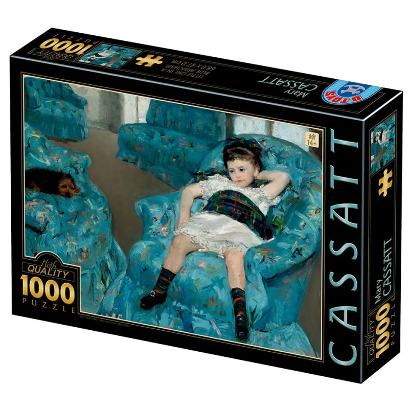 Dtoys - Mary Cassatt : Little Girl in a Blue Armchair - 1000 Piece Jigsaw Puzzle Hot
