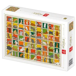 Dtoys - Pattern Cats - 1000 Piece Jigsaw Puzzle Best