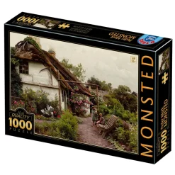 Dtoys - Peder Mørk Mønsted - Children in the Flower Garden - 1000 Piece Jigsaw Puzzle New