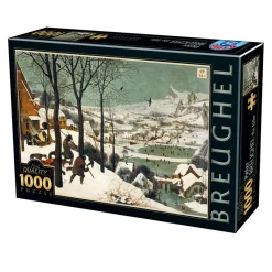 Dtoys - Pieter Brueghel the Elder - Hunters in the Snow - 1000 Piece Jigsaw Puzzle Discount