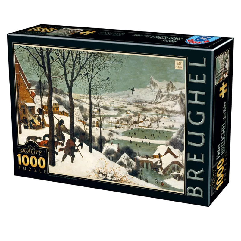 Dtoys - Pieter Brueghel the Elder - Hunters in the Snow - 1000 Piece Jigsaw Puzzle Discount