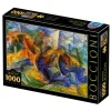 Dtoys - Umberto Boccioni - Horse-Rider-Buildings - 1000 Piece Jigsaw Puzzle Hot