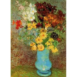 Dtoys - Van Gogh : Flowers in a Blue Vase - 1000 Piece Jigsaw Puzzle New