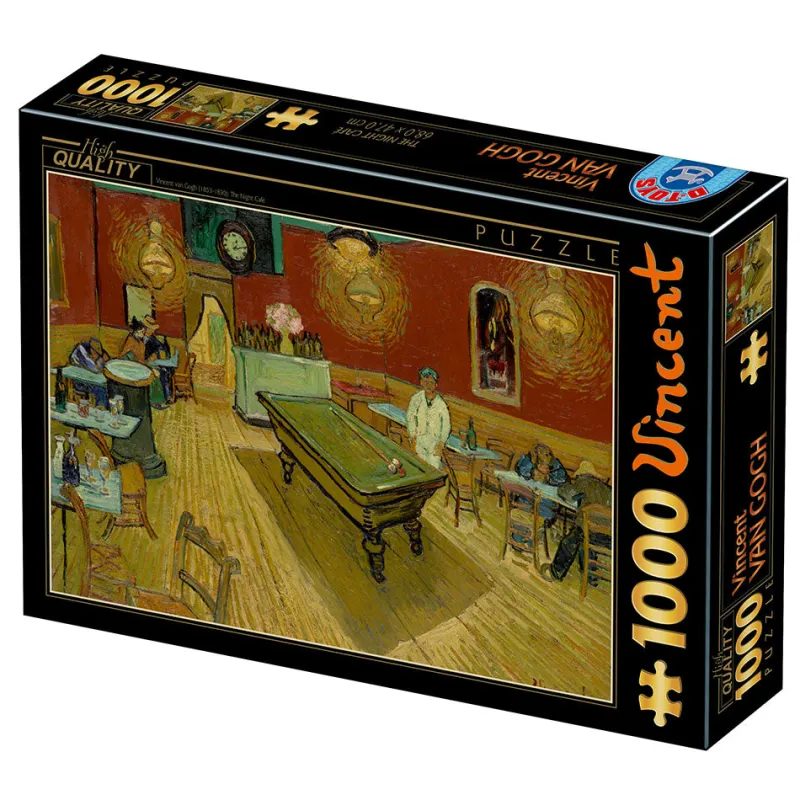 Dtoys - Van Gogh Vincent - The Night Café - 1000 Piece Jigsaw Puzzle Fashion