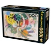 Dtoys - Vassily Kandinsky - Dominant Curve - 1000 Piece Jigsaw Puzzle Best