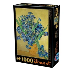 Dtoys - Vincent Van Gogh - Irises - 1000 Piece Jigsaw Puzzle Discount