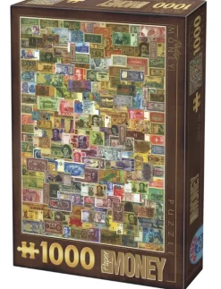 Dtoys - Vintage Collage - Banknotes - 1000 Piece Jigsaw Puzzle Discount