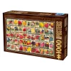 Dtoys - Vintage Collage - Flowers - 1000 Piece Jigsaw Puzzle New