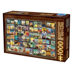 Dtoys - Vintage Collage - Travel - 1000 Piece Jigsaw Puzzle Fashion
